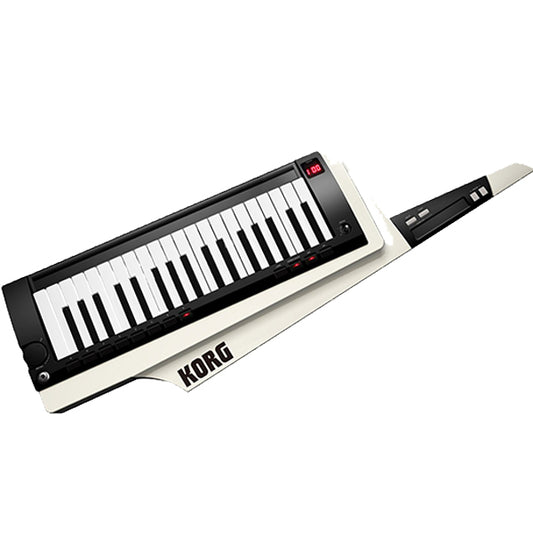Korg RK-100S 37 Key Built In Analog Modelling Lighweight Synthesizer Keytar White (RK100S RK 100S)