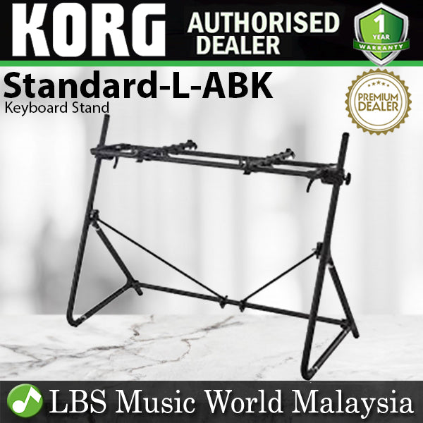Korg Standard-L-ABK Sequenz Lightweight Durable Large Keyboard Stand for 88 Key (Standard L ABK)