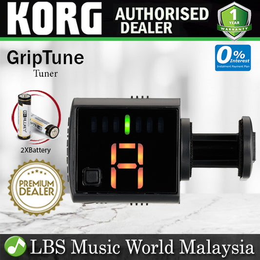 Korg GripTune Clip On Guitar Tuner Black (Griptune)