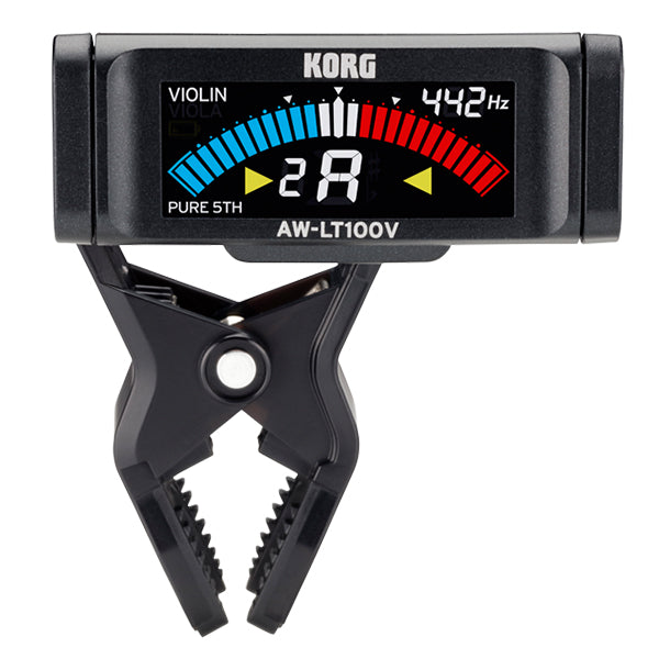 Korg AW-LT100V Clip On Tuner for Ochestral Instrument Trumpet Trombone Violin Viola  (AW LT100V)