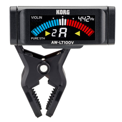 Korg AW-LT100V Clip On Tuner for Ochestral Instrument Trumpet Trombone Violin Viola  (AW LT100V)