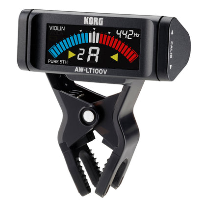 Korg AW-LT100V Clip On Tuner for Ochestral Instrument Trumpet Trombone Violin Viola  (AW LT100V)