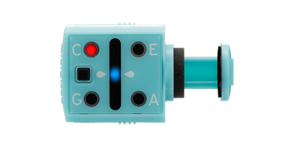 Korg MiniPitch Compact Miniature Clip On Ukulele Tuner with LED Display Ocean Blue (Mini Pitch)