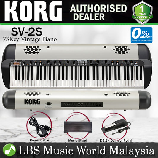 Korg SV-2S 73 Key Stage Vintage Piano with RH3 Hammer Action 128 Polyphony (SV2S)
