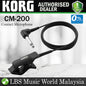 [Discontinued] Korg CM-200 Contact Microphone for Brass Instrument Violin Guitar and Ukulele Black (CM200)