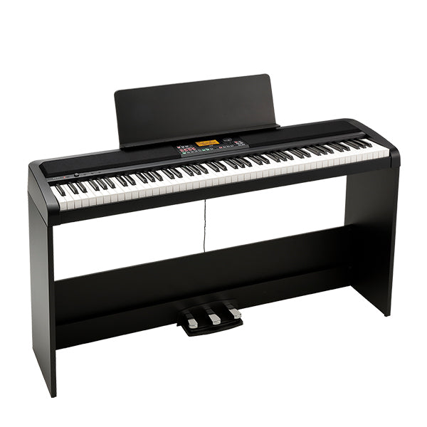 Korg XE20SP 88 Key Digital Ensemble Piano with Hammer Action with 3 Pedal Unit and Wooden Stand (XE20 SP)