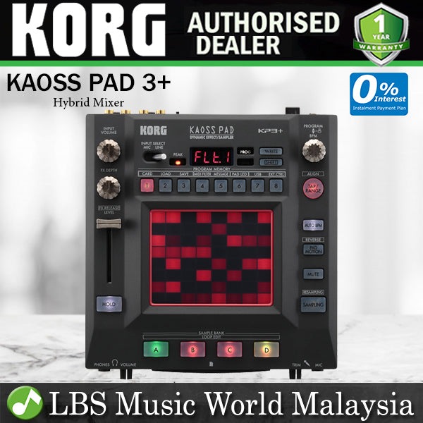 [Discontinued] Korg KAOSS PAD KP3+ Dynamic Effect and Sampler Realtime X-Y Touchpad (KP3 PLUS)