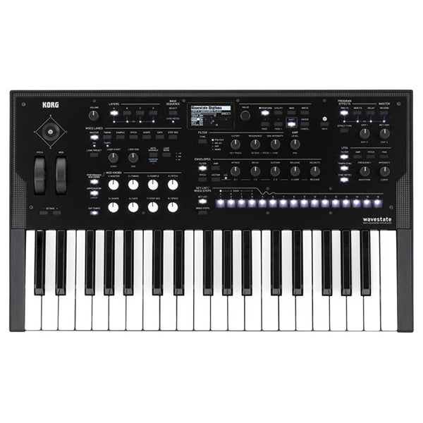 [Clearance] Korg Wavestate 37 Key Wave Sequencing Keyboard Synthesizer with 2GB Sample Library (Wave State)