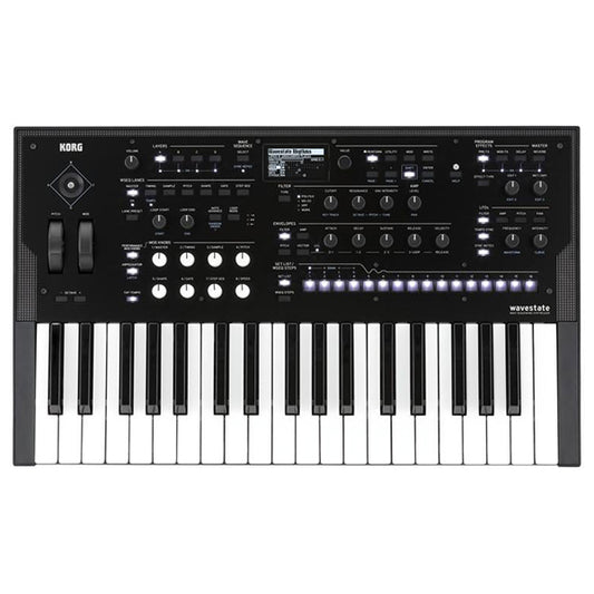 [Clearance] Korg Wavestate 37 Key Wave Sequencing Keyboard Synthesizer with 2GB Sample Library (Wave State)