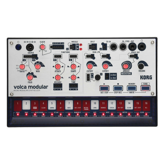 Korg Volca Modular Semi Modular Synthesizer with Sequencer amd Sync I/O