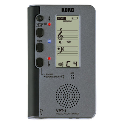 Korg VPT-1 Vocal Pitch Trainer for Singer with 3 Levels Dark Gray (VPT1 VPT 1)