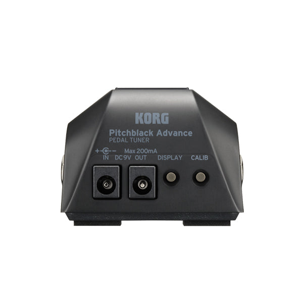 Korg PitchBlack Advance Compact Chromatic Tuner Pedal with 4 Display Modes (Pitch Black)