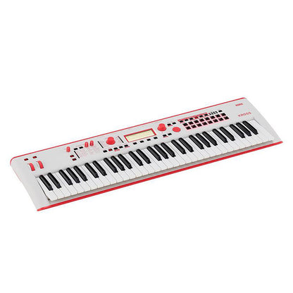 Korg Kross 2 EX 61 Key GR Gray Red Music Workstation Portable Keyboard (Kross2 KrossEx)