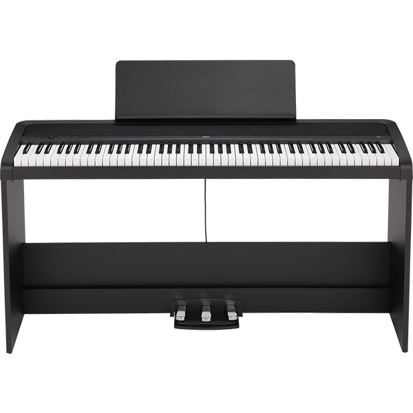 Korg B2SP 88 Key Digital Piano Weighted Hammer Action 3 Padel With Stand Black (B2 SP)