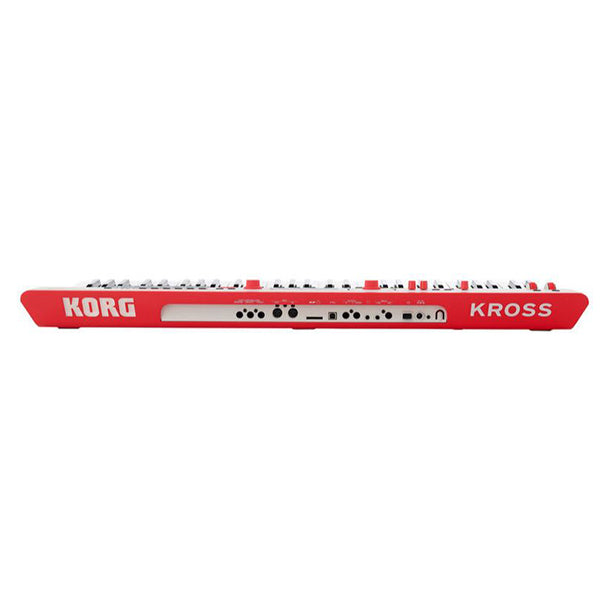 Korg Kross 2 EX 61 Key GR Gray Red Music Workstation Portable Keyboard (Kross2 KrossEx)