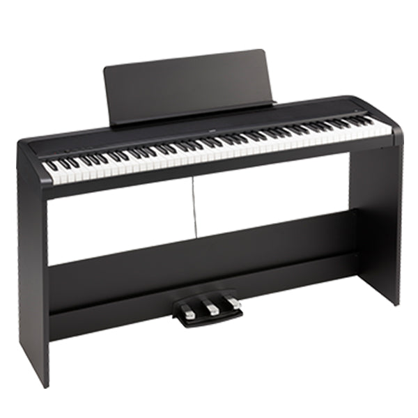 Korg B2SP 88 Key Digital Piano Weighted Hammer Action 3 Padel With Stand Black (B2 SP)