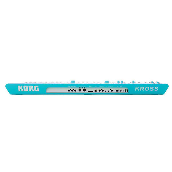 Korg Kross 2 EX 61 Key GB Gray Blue Music Workstation Portable Keyboard (Kross2 KrossEx)