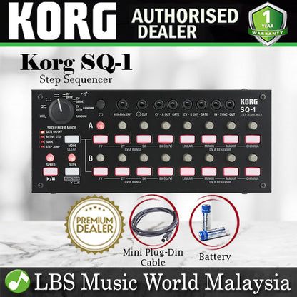 Korg SQ-1 Compact Step Sequencer 2 X 8 Sequence Mode Synthesizer Control  (SQ1 SQ 1)