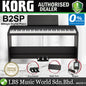 Korg B2SP 88 Key Digital Piano Weighted Hammer Action 3 Padel With Stand Black (B2 SP)