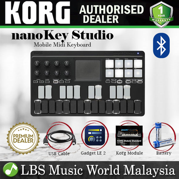 Korg nanoKEY Studio Midi Controller Mobile Midi Keyboard ( Nano Key / Nanokey-Studio)