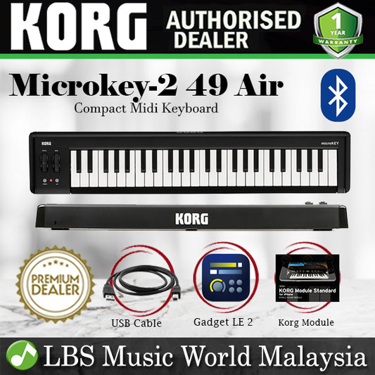 Korg microKey-2 49 Air USB Keyboard MIDI Controller Keyboard (Microkey 2 Microkey2 Mickrokey-49)