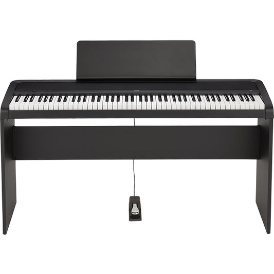[Not Available] Korg B2N 88 Key Digital Piano With STB1 Piano Stand With Natural Touch Black (B2-N B2 N)