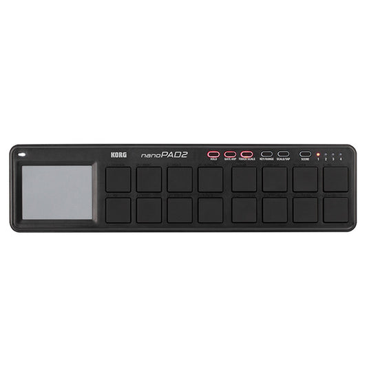 Korg nanoPAD 2 Midi USB Controller Black With Software Slim Line (Nano Pad NanoPad2)