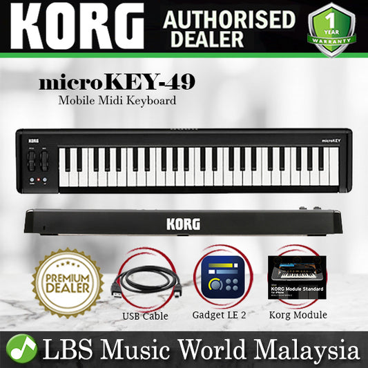 KORG microKEY2 49 USB Powered Keyboard MIDI Keyboard (Micro Key 49 / Microkey49)