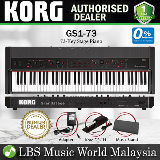 Korg GS1-73 Grandstage 73 Keys Digital Stage Piano RH3 Weighted Hammer Action (Grand Stage GS1-73 GS1 73)