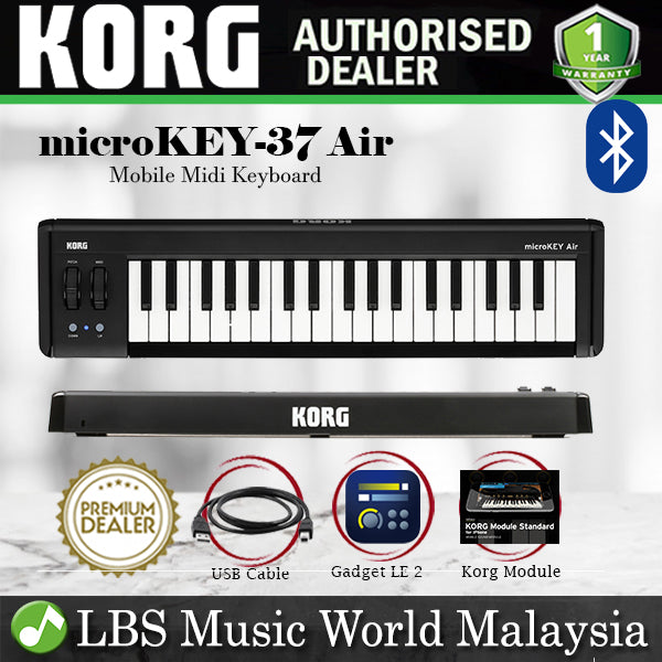 Korg microKEY Air 37 Midi Key Bluetooth Keyboard Electric Key (MicroKey 2 Microkey2)