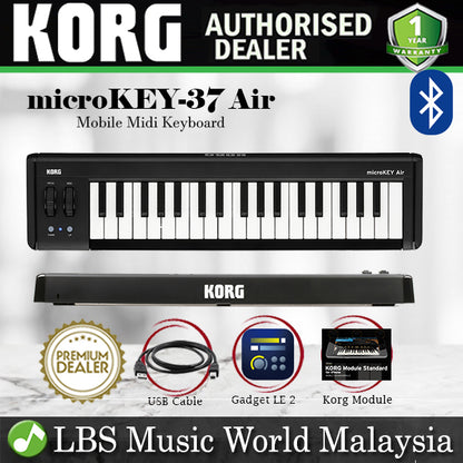 Korg microKEY Air 37 Midi Key Bluetooth Keyboard Electric Key (MicroKey 2 Microkey2)