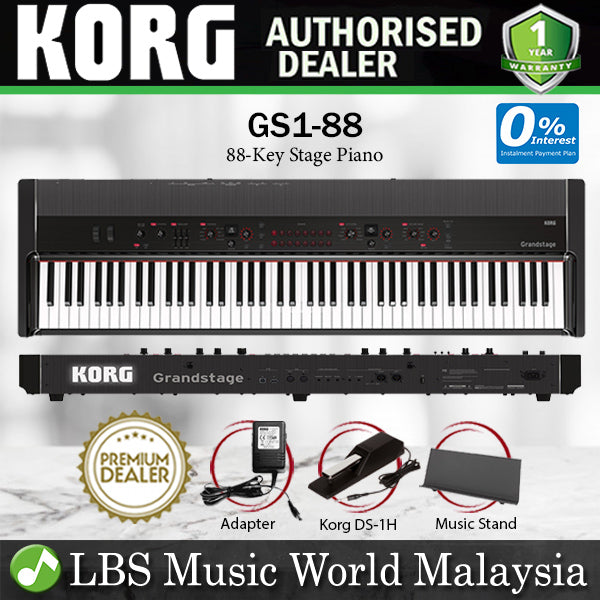 Korg Grandstage 88 Keys Digital Stage Piano RH3 Weighted Hammer Action (Grand Stage GS1-88 GS1 88)