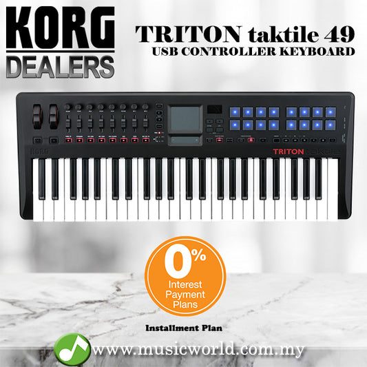Korg TRTK49 49 Keys USB MIDI Controller Keyboard Synthesizer with TRITON Engine (TRTK 49)