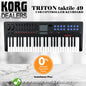 Korg TRTK49 49 Keys USB MIDI Controller Keyboard Synthesizer with TRITON Engine (TRTK 49)