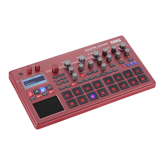 Korg Electribe 2S Sampler Music Production Station Midi Controller Red