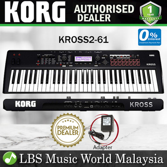 Korg KROSS 2 61 Keys Workstation Keyboard Piano - Dark Blue( KROSS2-61 )