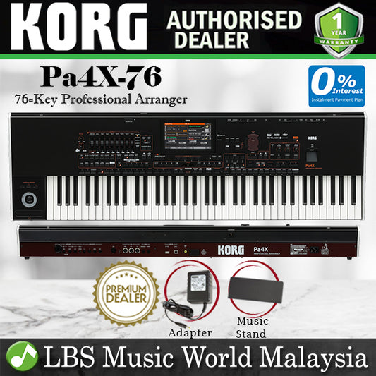 [Discontinue] Korg Pa4X-76 76 Keys Professional Arranger Keyboard Semi Weighted Action (Pa4X76 Pa4X)