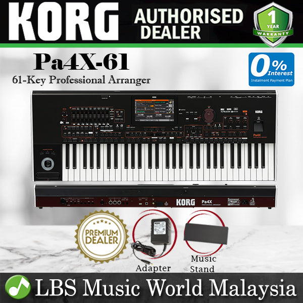 [Discontinue] Korg Pa4X-61 61 Keys Professional Arranger Keyboard Piano (Pa4X61 PA4X)