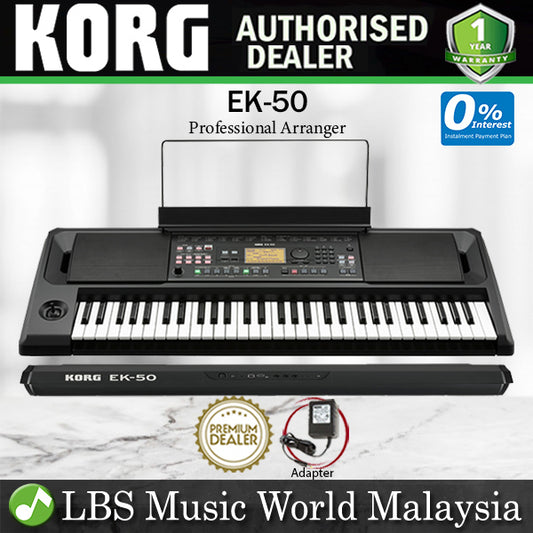 Korg EK-50 Digital Entertainer Keyboard Electronic Piano Professional Arranger (EK50)