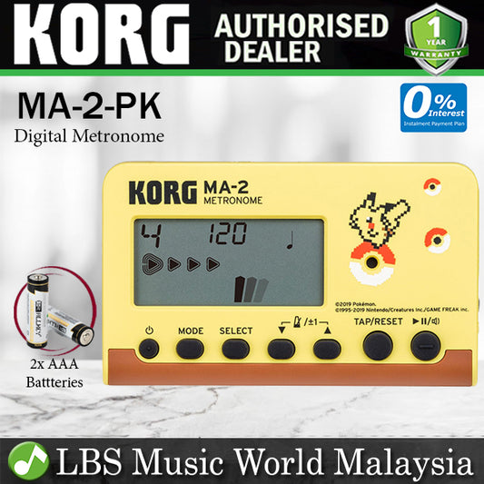 Korg MA-2 Pikachu and Eevee Pokemon Edition Metronome (MA2PK MA2EV)
