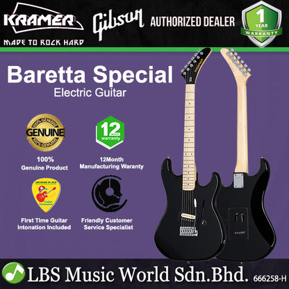 KRAMER Baretta Special Double Cutaway Electric Guitar Humbucker Pickup with Granadillo Fingerboard and Tremolo