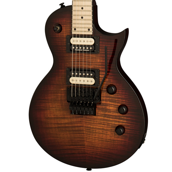 KRAMER Assault Plus Les Paul Body Flame Top Veneer Electric Guitar HH Pickup with Maple Fingerboard and Tremolo