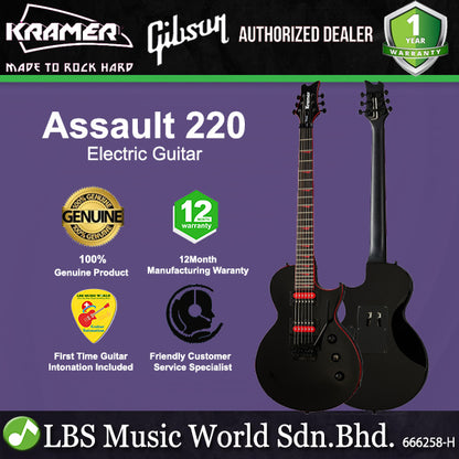 KRAMER Assault 220 Les Paul Electric Guitar HH Pickup with Rosewood Fingerboard and Tremolo