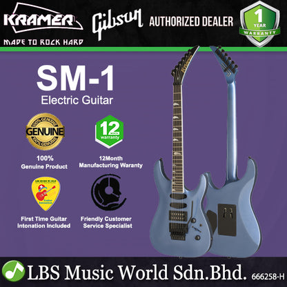 KRAMER SM-1 Electric Guitar HSS Pickup with Ebony Fingerboard and Tremolo (SM1)