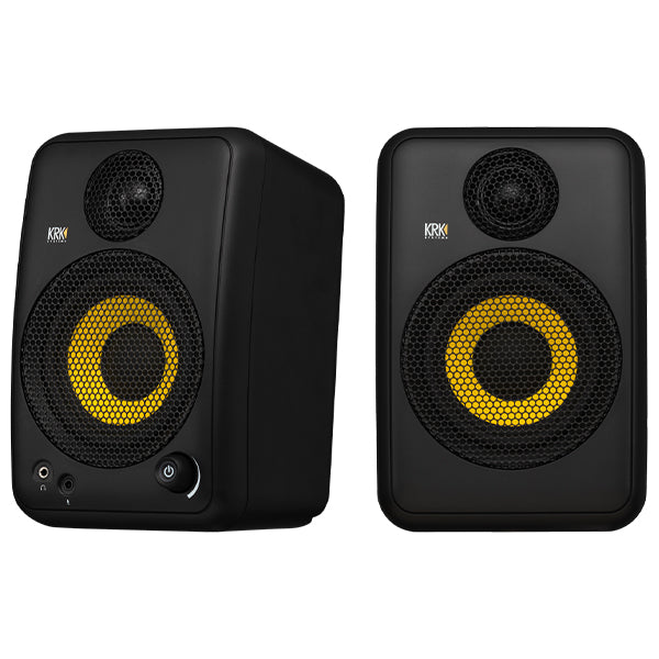 KRK GoAux 4 Portable Bluetooth Studio Monitor Speaker with Carrying Bag and Isolation Stand (Go Aux 4)