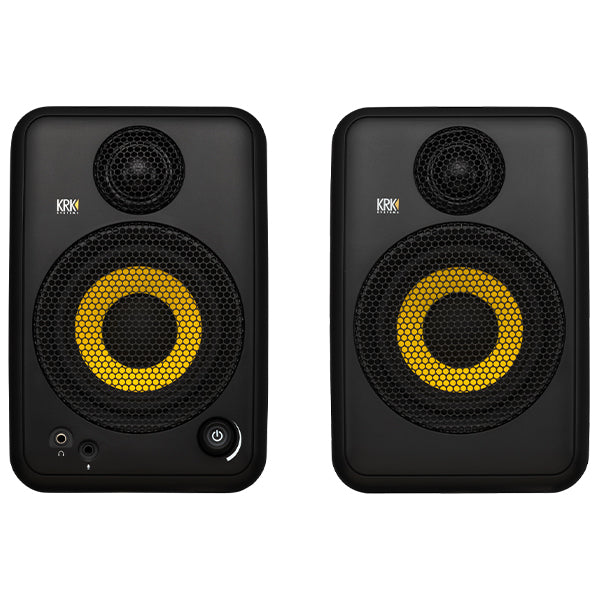 KRK GoAux 4 Portable Bluetooth Studio Monitor Speaker with Carrying Bag and Isolation Stand (Go Aux 4)