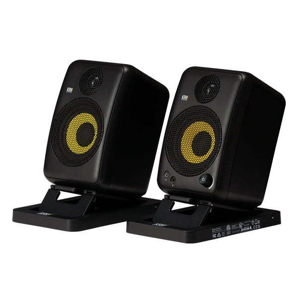KRK GoAux 4 Portable Bluetooth Studio Monitor Speaker with Carrying Bag and Isolation Stand (Go Aux 4)