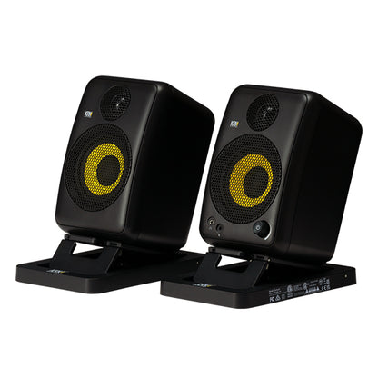 KRK GoAux 4 Portable Bluetooth Studio Monitor Speaker with Carrying Bag and Isolation Stand (Go Aux 4)