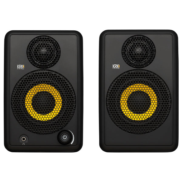KRK GoAux 3 Portable Bluetooth Studio Monitor Speaker with Carrying Bag and Isolation Stand (Go Aux 3)