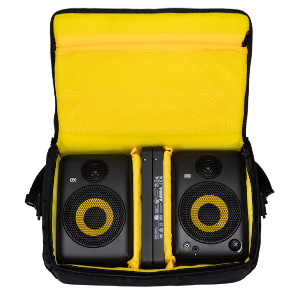 KRK GoAux 4 Portable Bluetooth Studio Monitor Speaker with Carrying Bag and Isolation Stand (Go Aux 4)